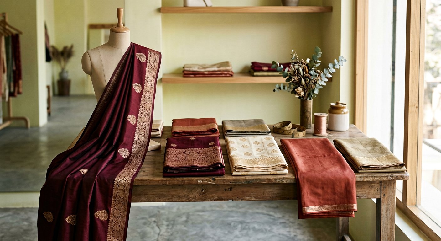 Elegant women’s Indian clothing and fabrics